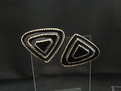 Vintage Enamei Black Gold