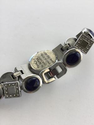 Marked beautiful dark blue wristwatch