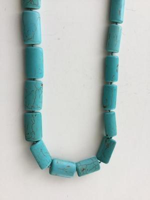 Beautiful howlite type beaded necklace