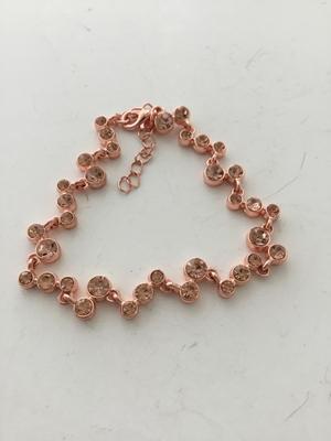 Beautiful rose gold tone bracelet