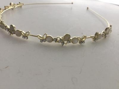 Beautiful butterfly beaded handband