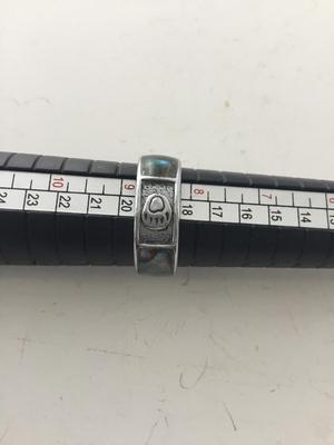 Unmarked colorful unique paw ring