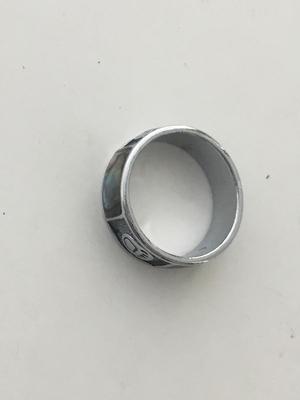 Unmarked colorful unique paw ring