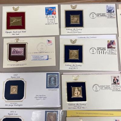 1st Day Issues, Gold Replicas and More Collectible Stamps (ST-SS)