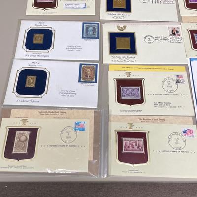 1st Day Issues, Gold Replicas and More Collectible Stamps (ST-SS)