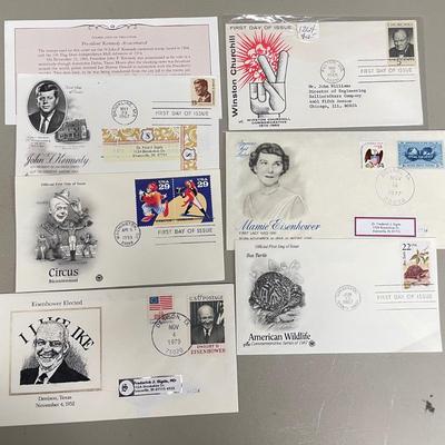 US and International Stamps & 1st Day Cancelled Stamps (ST-SS)
