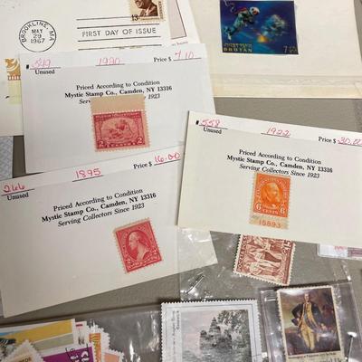 US and International Stamps & 1st Day Cancelled Stamps (ST-SS)