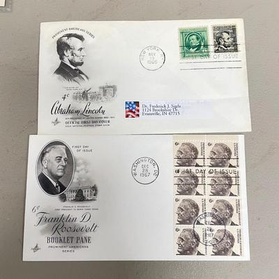 US and International Stamps & 1st Day Cancelled Stamps (ST-SS)