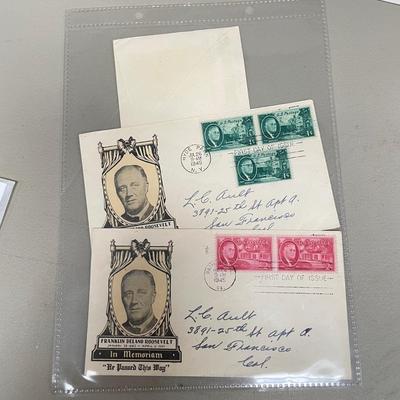 US and International Stamps & 1st Day Cancelled Stamps (ST-SS)