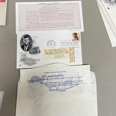 US and International Stamps & 1st Day Cancelled Stamps (ST-SS)