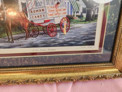Lot #142 Signed print by Listed Artist Cody Walsh - "Roman Candy Man"