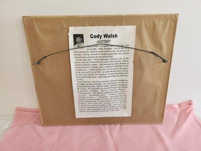 Lot #142 Signed print by Listed Artist Cody Walsh - "Roman Candy Man"