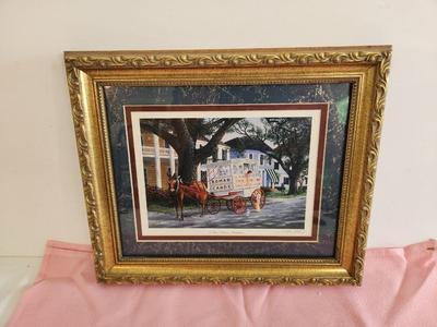 Lot #142 Signed print by Listed Artist Cody Walsh - "Roman Candy Man"