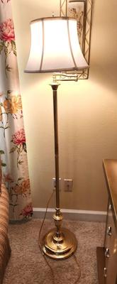 Lot #145 Brass Finish Floor Lamp - 5" tall
