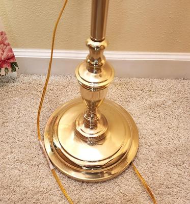 Lot #145 Brass Finish Floor Lamp - 5" tall