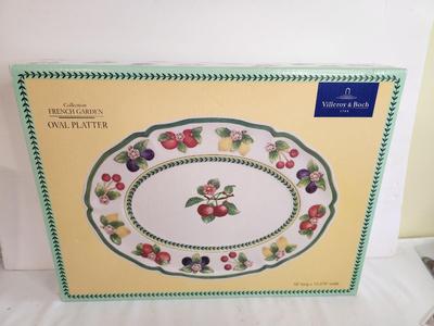 Lot #152 Villeroy & Bach - New in Box - French Garden Oval Platter