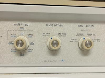 KENMORE ULTRA FABRIC CARE HEAVY DUTY 80 SERIES WASHING MACHINE