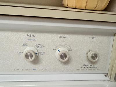 KENMORE ULTRA FABRIC CARE EXTRA CAPACITY PLUS ELECTRIC DRYER