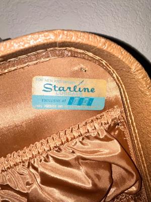 VINTAGE TAN COLORED STARLINER SUITCASE AND DOCTORS BAG