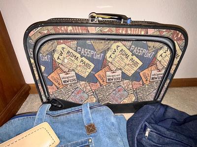 FUN SUITCASE, GITANO AND LEVI DUFFLE BAGS AND A FEW MORE!