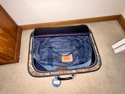FUN SUITCASE, GITANO AND LEVI DUFFLE BAGS AND A FEW MORE!