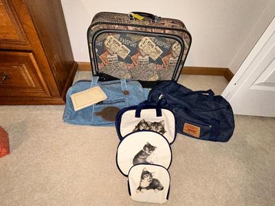 FUN SUITCASE, GITANO AND LEVI DUFFLE BAGS AND A FEW MORE!