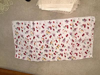PARTIALLY FINISHED EMBROIDERED ITEMS