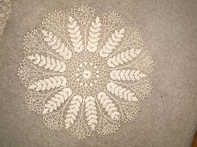 PARTIALLY FINISHED EMBROIDERED ITEMS