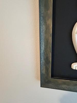 TWO MID-CENTURY FRAMED CATS