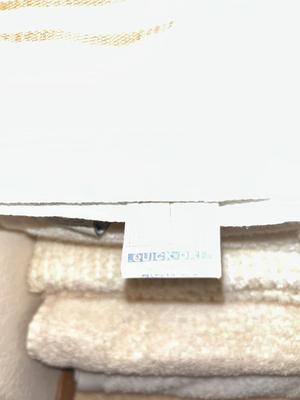 A VARIETY OF VERY PLUSH TOWELS and NEW LOOFAHS