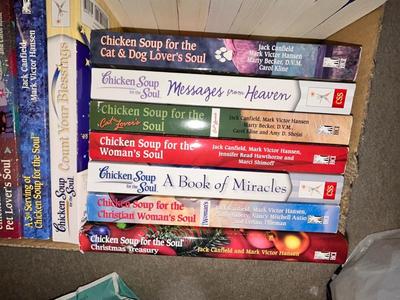 ALL SORTS OF 'CHICKEN SOUP FOR THE SOUL" BOOKS