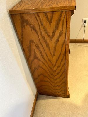 NICE SOLID WOOD BOOK CASE