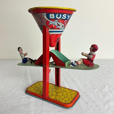 D910 Antique Busy Mike Sand Toy by J. Chein