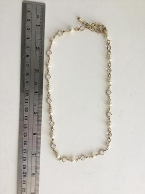 Gold tone beautiful fashion necklace
