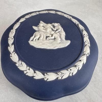 Wedgwood Jasperware Trinket Boxes, Vase, and Pomander