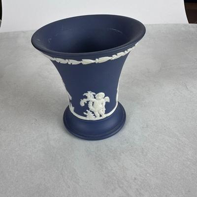 Wedgwood Jasperware Trinket Boxes, Vase, and Pomander