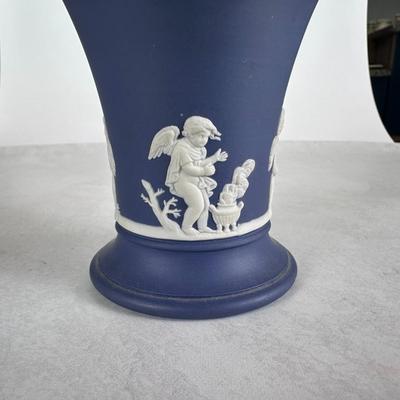 Wedgwood Jasperware Trinket Boxes, Vase, and Pomander