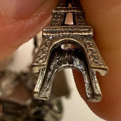 Vintage Sterling Charm Bracelet with Bulova & Gramercy Watches (ST-HS)