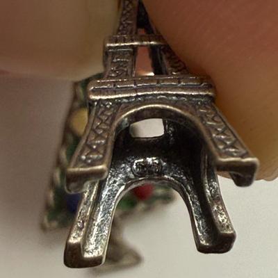 Vintage Sterling Charm Bracelet with Bulova & Gramercy Watches (ST-HS)