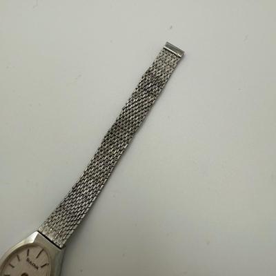 Vintage Sterling Charm Bracelet with Bulova & Gramercy Watches (ST-HS)