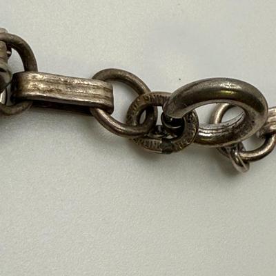 Vintage Sterling Charm Bracelet with Bulova & Gramercy Watches (ST-HS)