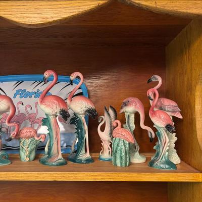 Lot of 14 Flamingo Decorations
