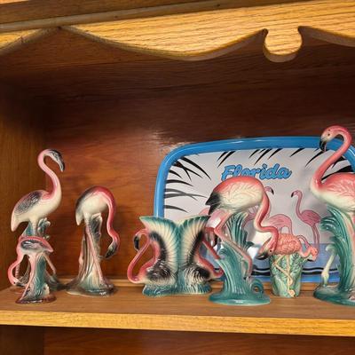 Lot of 14 Flamingo Decorations