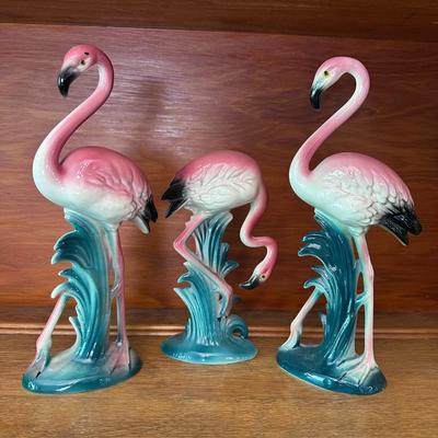 Lot of 14 Flamingo Decorations
