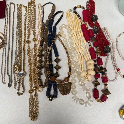 Stunning Beaded Necklaces, Golden Nugget Pendant, Bangles & More (ST-HS)