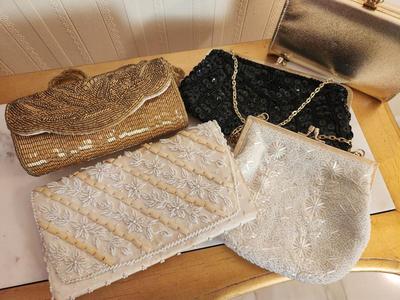 Lot #154 Lot of 5 Vintage Evening Bags