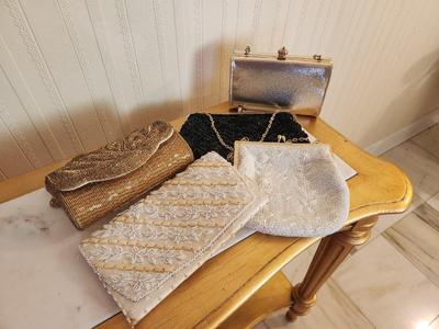 Lot #154 Lot of 5 Vintage Evening Bags