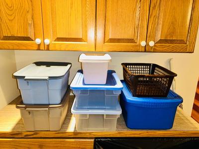 SMALL STORAGE TOTES