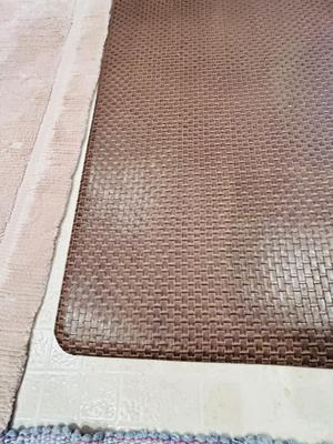 2 ANTI FATIGE MATS, 1-HAND WOVEN RUG, & 1 BATH RUG