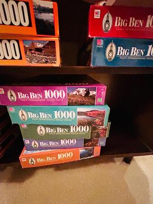 MCM SHELF FULL PUZZLES AND GAMES